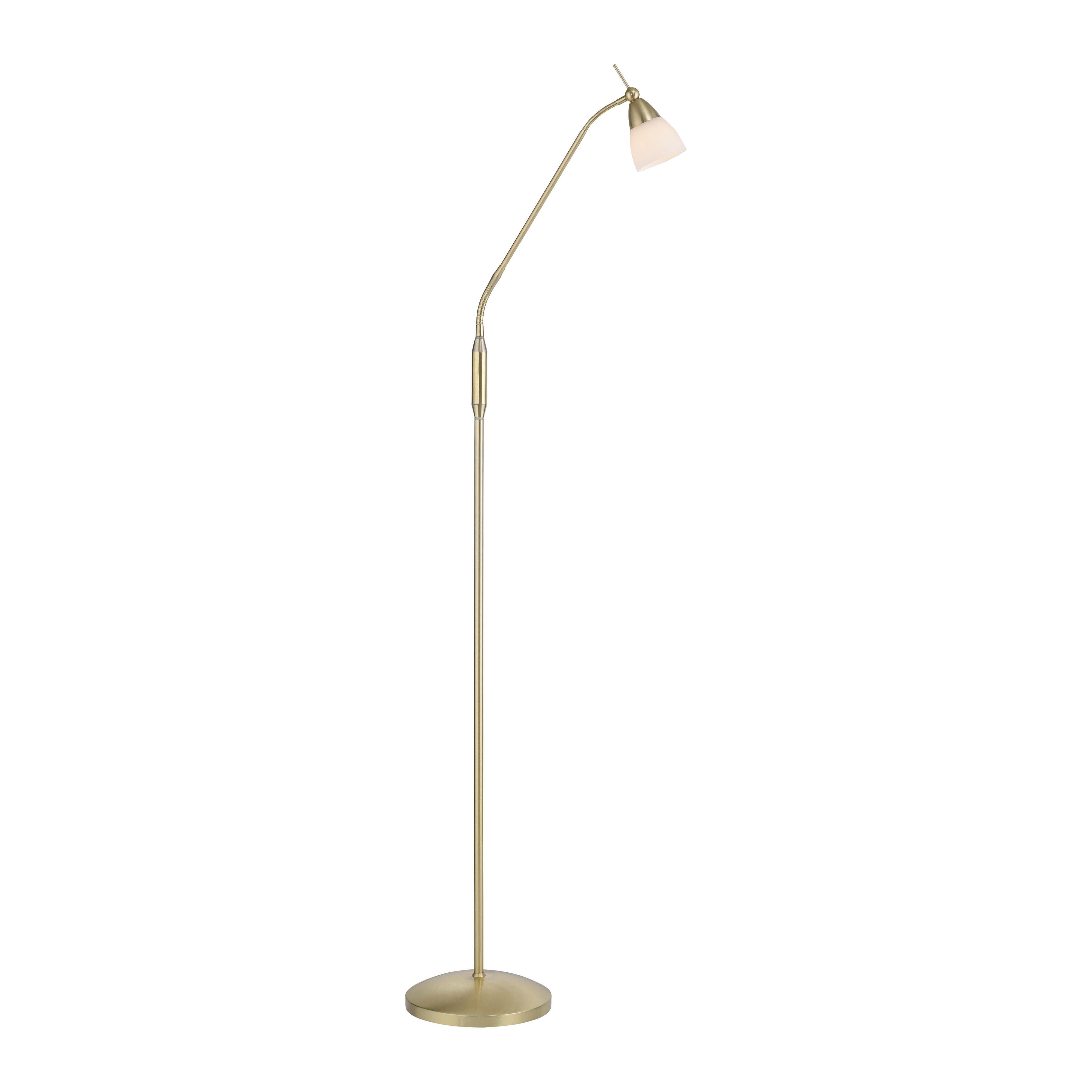 LED-Stehleuchte 400-60 Pino - Messingfarben, Basics, Glas/Metall (74/74/163cm) - Paul Neuhaus
