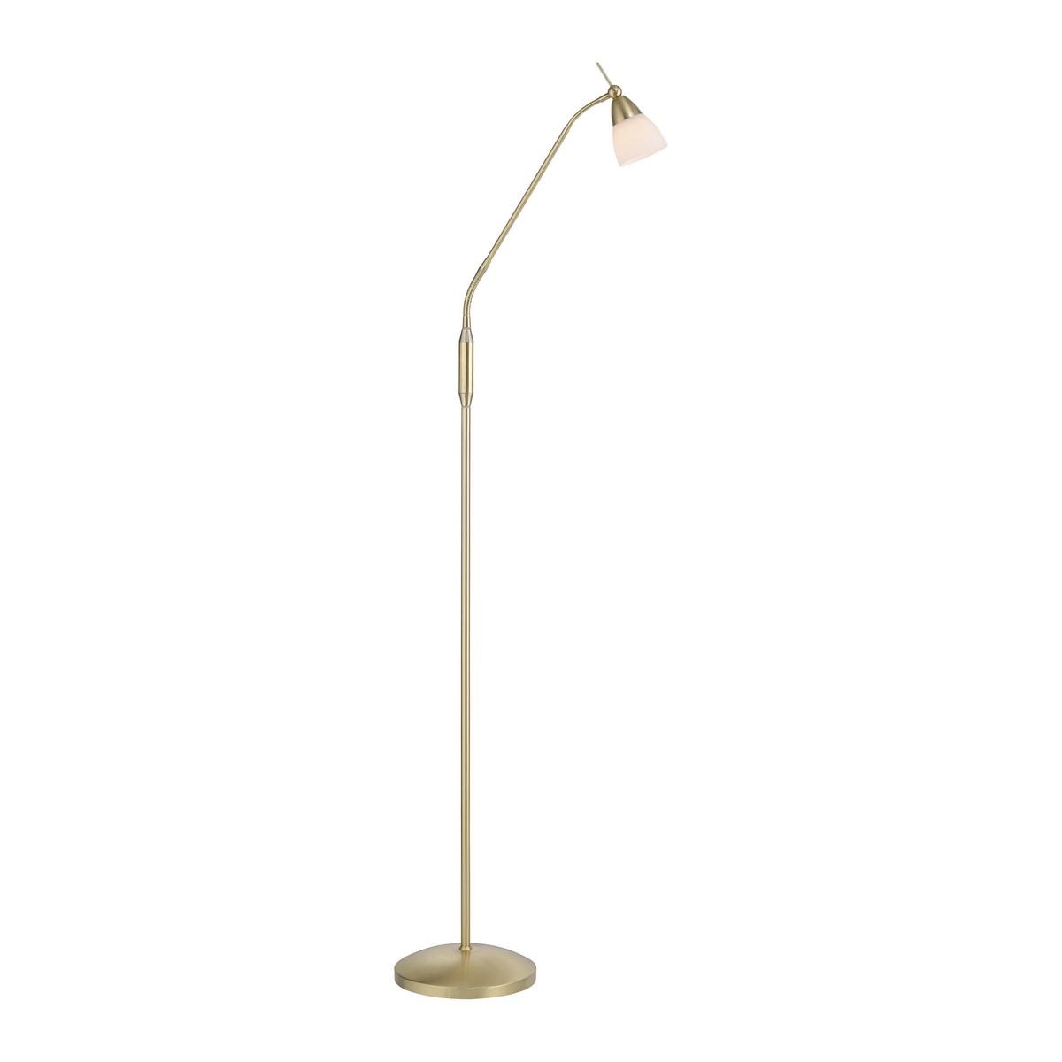 LED-Stehleuchte 400-60 Pino - Messingfarben, Basics, Glas/Metall (74/74/163cm) - Paul Neuhaus