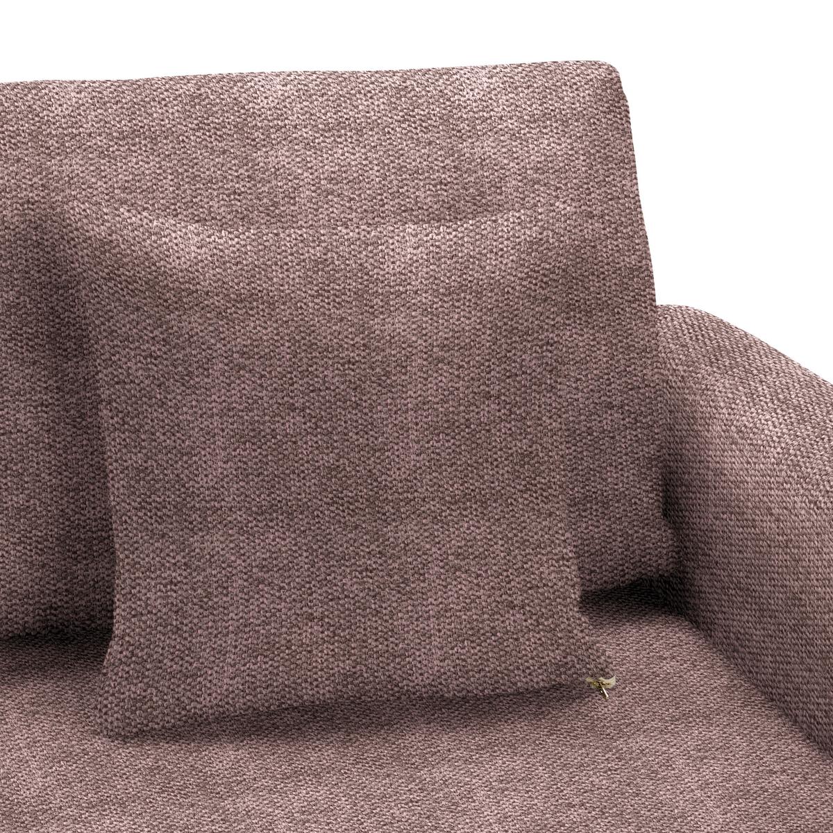 Rohová sedačka LILLE, oboustr., šeříkový velur - šeříková/světle hnědá, Moderní, dřevo/textil (232/110/156cm) - Mömax