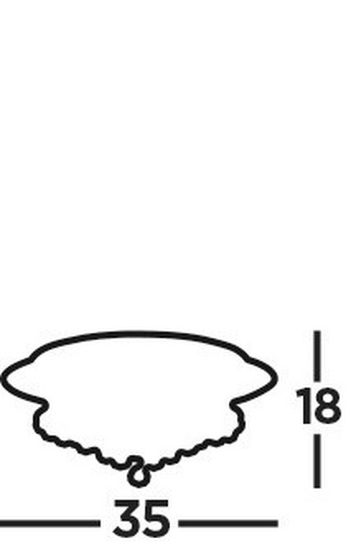 Deckenleuchte 3404-4go Hanna - Goldfarben, KONVENTIONELL, Glas/Metall (35/18cm)