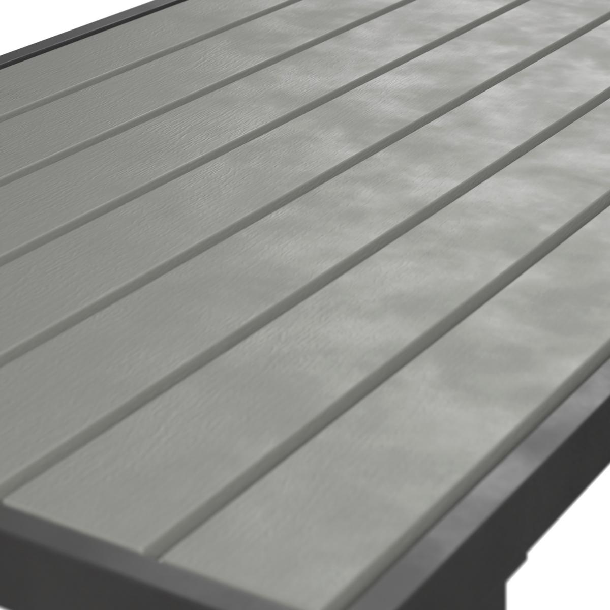 Loungegarnitur Salvador - Dunkelgrau/Grau, MODERN, Holzwerkstoff/Textil (165/72/68cm) - Beldano