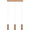 Hängeleuchte 8520345 madera - Eschefarben/Weiß, Natur, Holz (52/140cm)