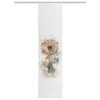 Flächenvorhang Amarande - Hellgrau/Naturfarben, Natur, Textil (60/245cm)