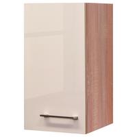 Kuchyňská horní skříňka NEPAL H 30 - Sonoma dub/kašmírová, Moderní, kov/kompozitní dřevo (30/54,8/32cm) - MID.YOU