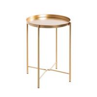 Kisasztal Gold - arany, Modern, fém (39/50cm)