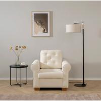 Sessel Arles, Creme 10 B: 93 Cm - Buchefarben/Creme, Design, Textil (93/89/82cm) - MID.YOU