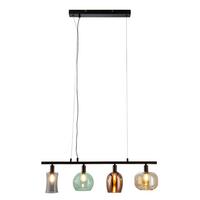Hängeleuchte 30170408 Telesto - Hellbraun/Braun, Trend, Glas/Metall (83/25/150cm) - Globo