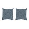 Kissenhüllen-Set Fjella - Blau, Basics, Textil (50/50cm)