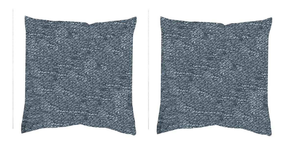 Kissenhüllen-set Fjella - Blau, Basics, Textil (50/50cm)