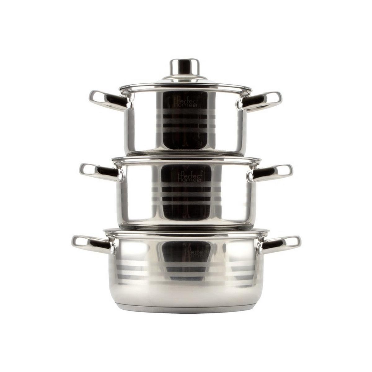 Főzőedénykészlet 6 Részes - Basics, fém