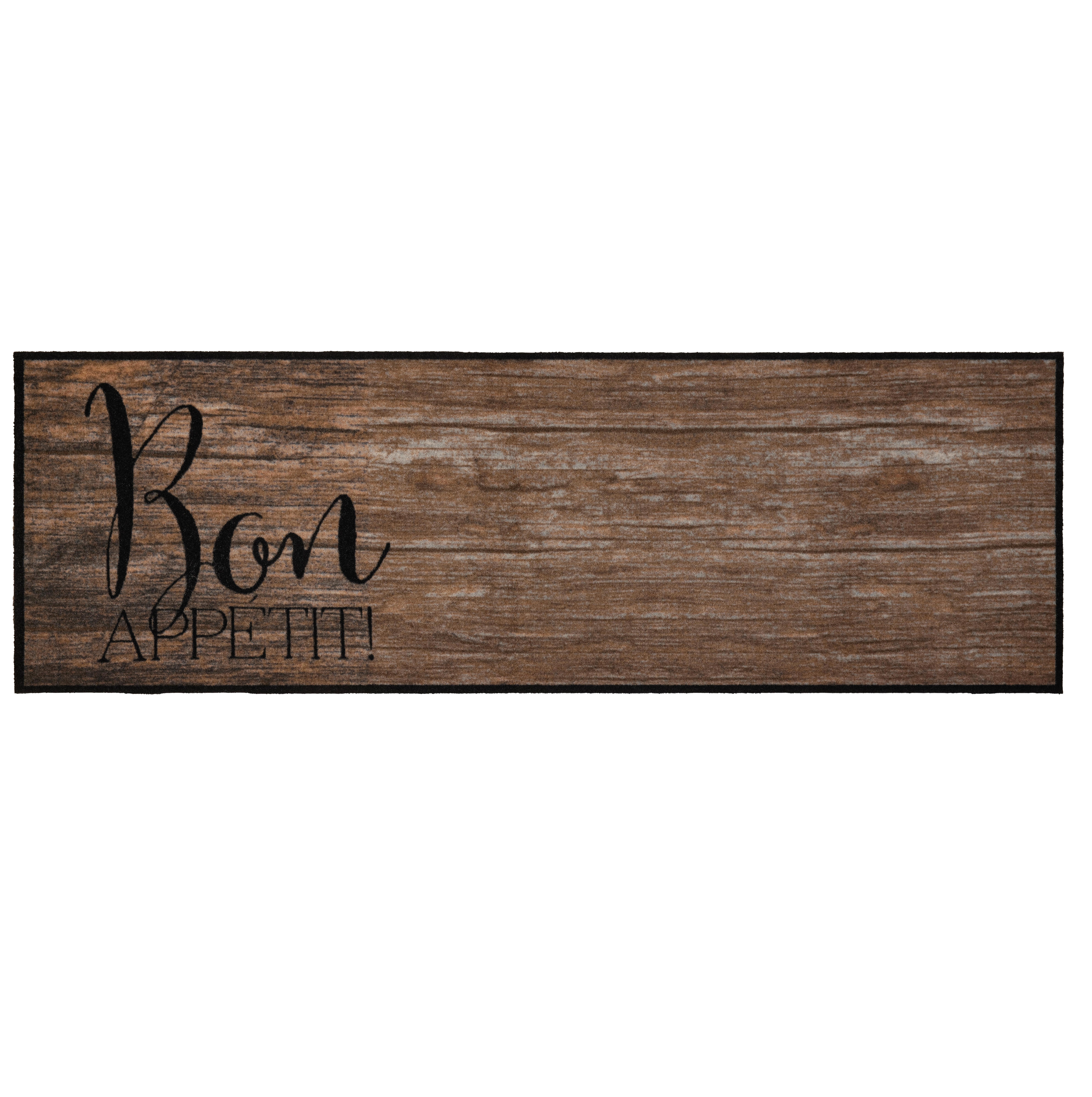 Dveřní Rohožka Bon Appetit, 50/150cm - šedohnědá, Moderní, textil (50/150cm) - Modern Living