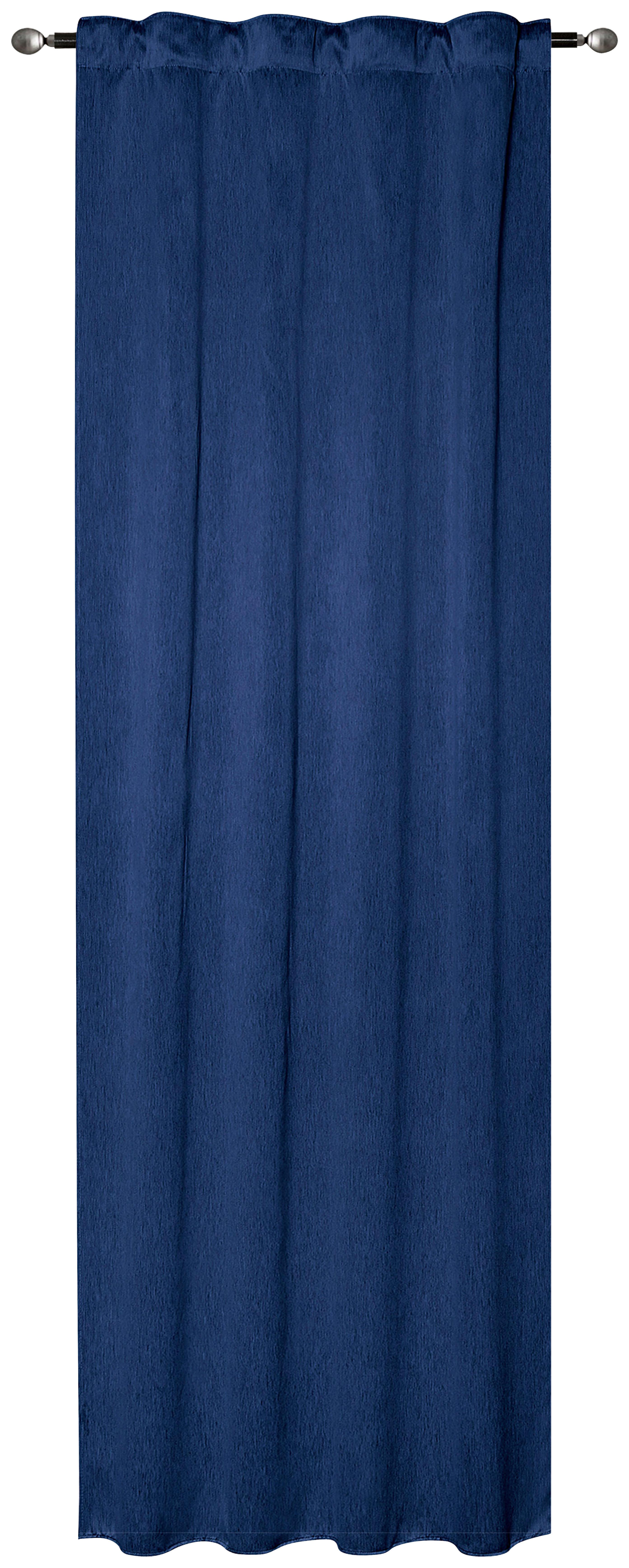 Verdunkelungsvorhang Mara - Blau, ROMANTIK / LANDHAUS, Textil (135/245cm) - James Wood