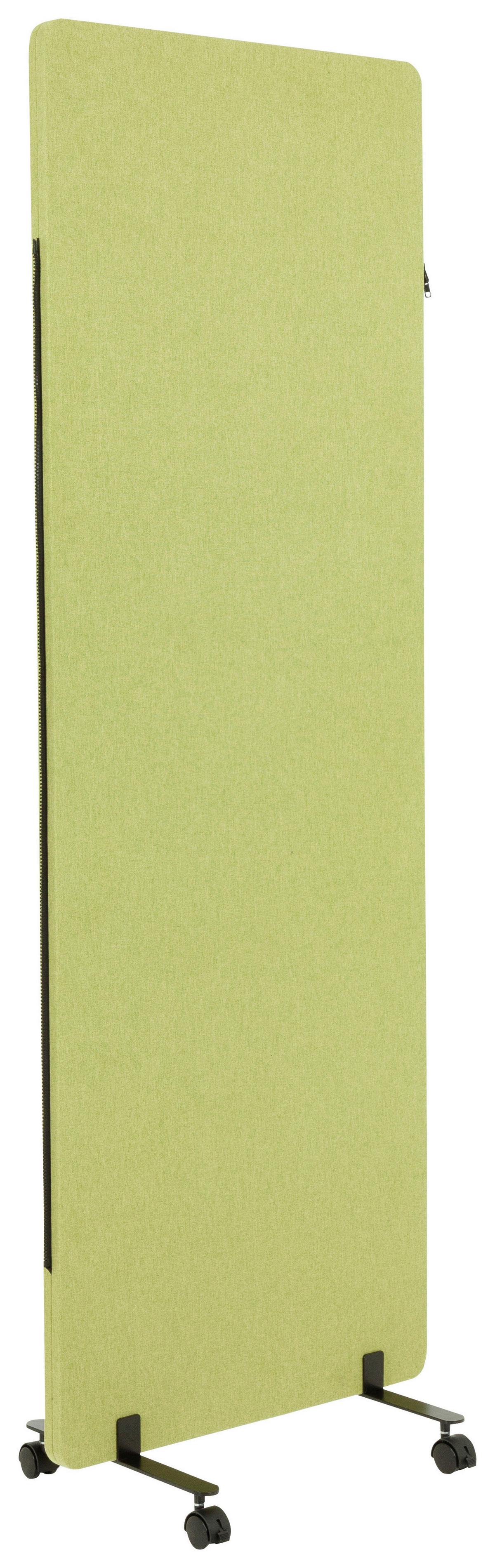 Trennwand Flexmiut - Hellgrün, Basics, Kunststoff/Textil (60/177/3cm) - MID.YOU