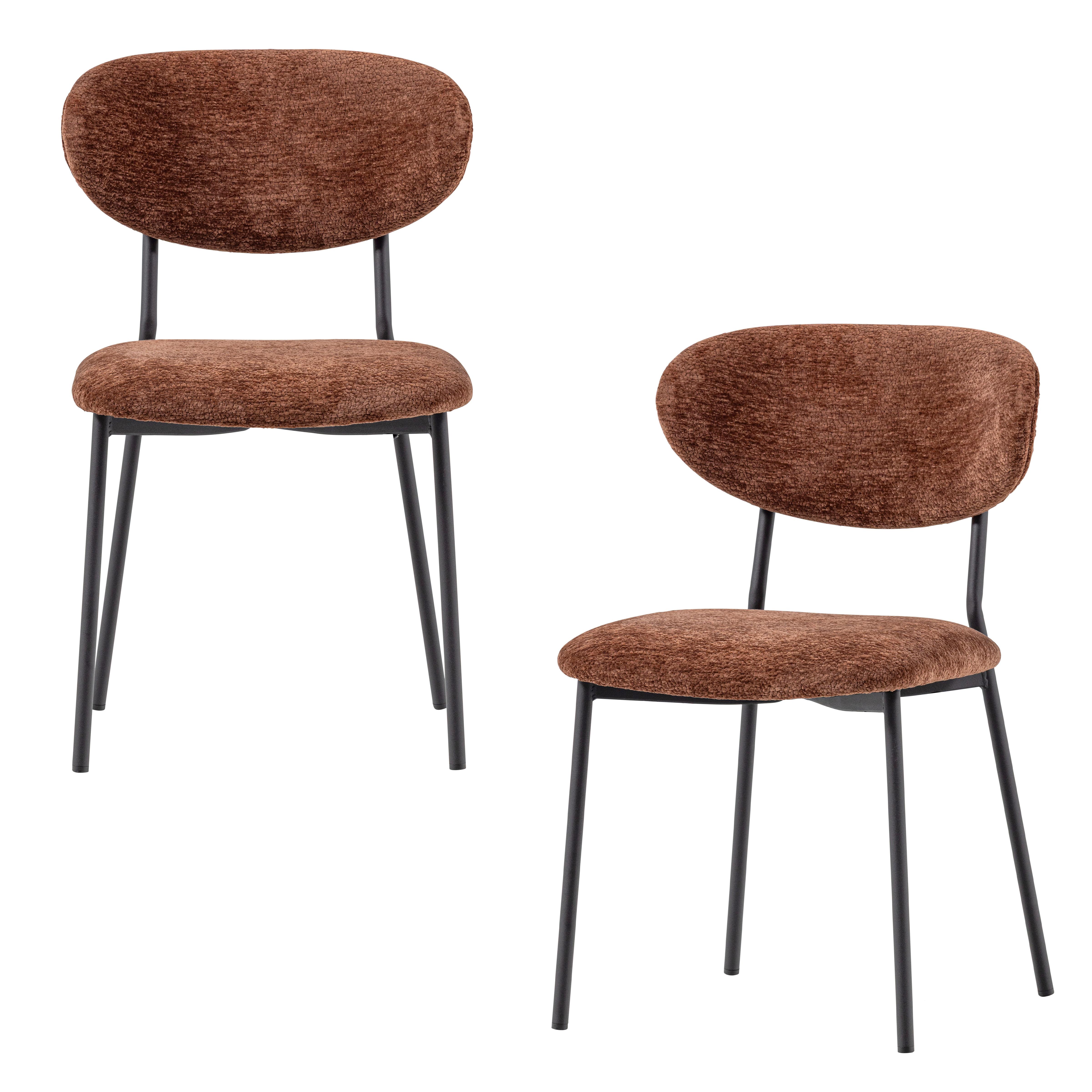 Stuhl-Set Klejd Braun B: 47cm