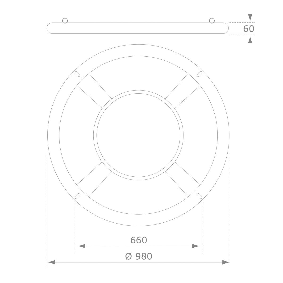 Nestschaukel A190.007.04 - Blau, KONVENTIONELL, Textil/Metall (98/6/98cm) - Ambia Garden