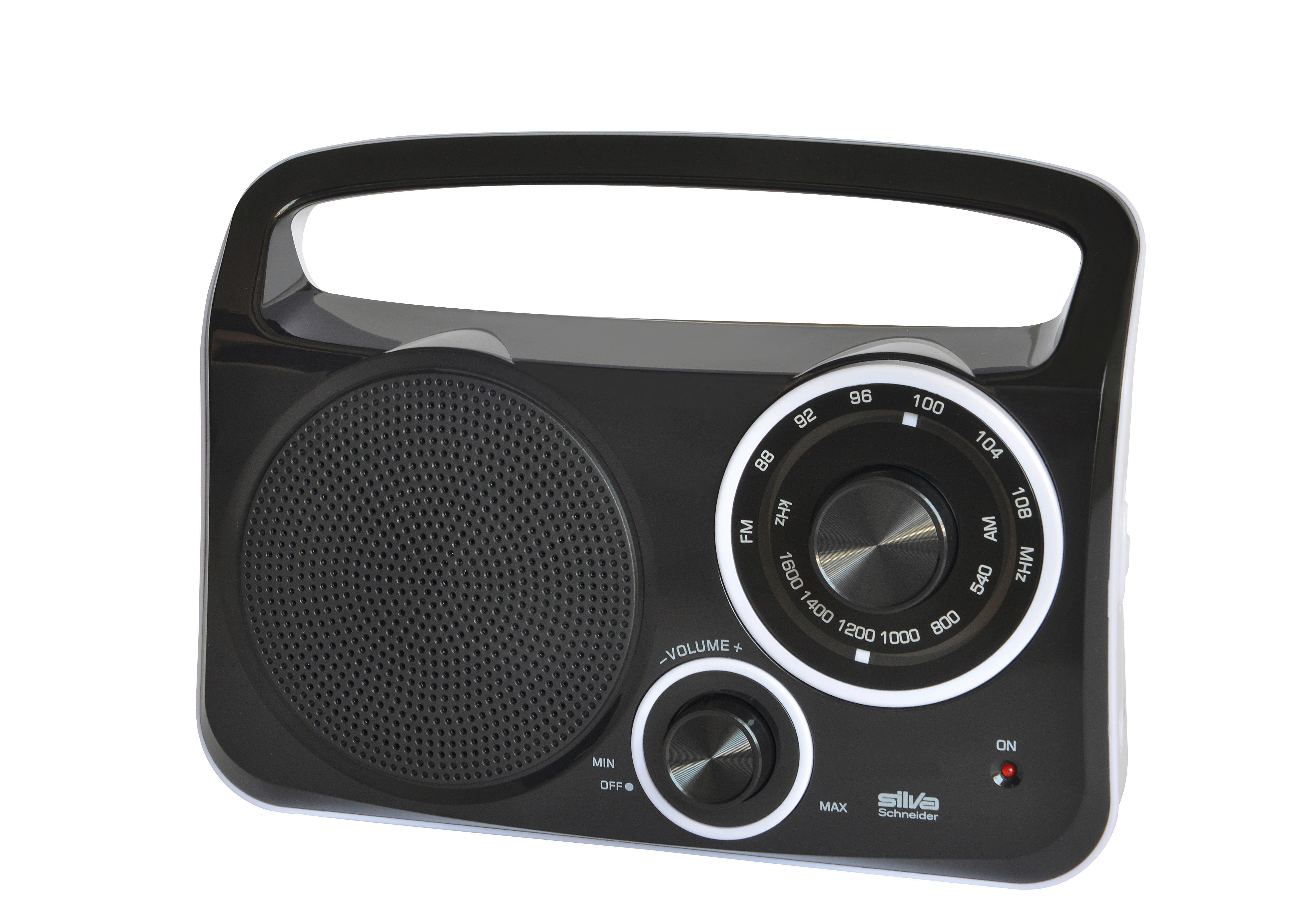 Radio M 280 TR Schwarz tragbar, Kopfhöreranschluss - Schwarz, Basics, Kunststoff/Metall (21,5/16/7,5cm) - Silva Schneider