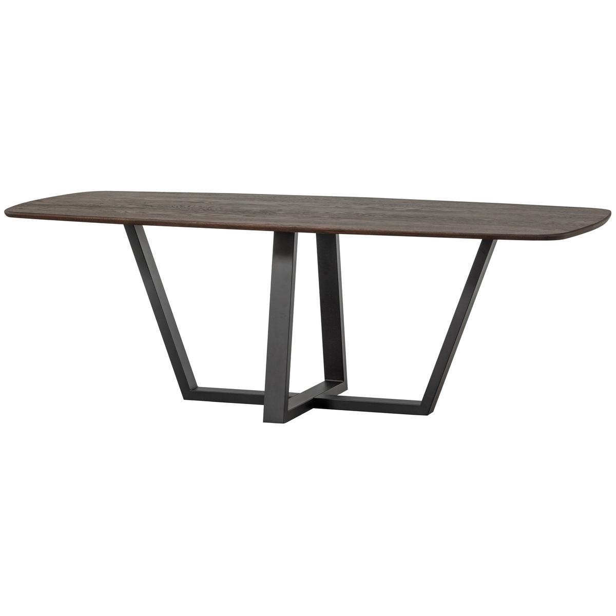 TISCHGESTELL Tablo Schwarz B: 147cm - Schwarz, MODERN, Metall (147/73/71cm) - Livetastic