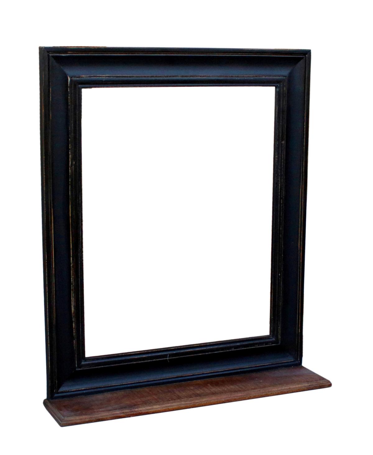 BADEZIMMER Schwarz 5-teilig - Schwarz/Honig, Basics, Holz/Holzwerkstoff - Livetastic