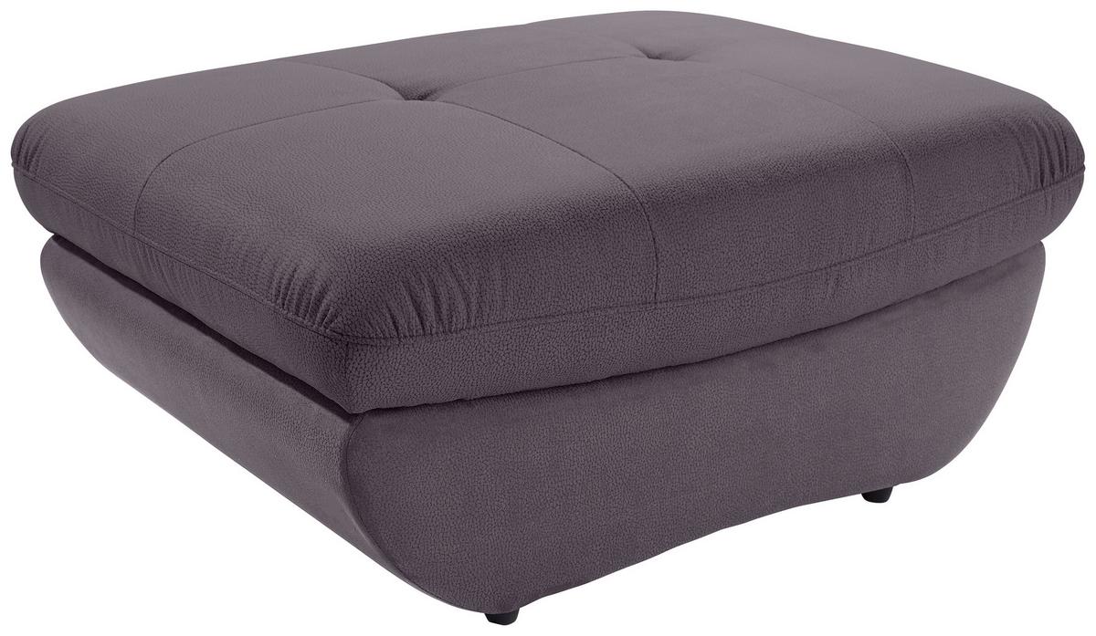 Taburet s úložným prostorem Park, barva antracit - černá/antracitová, Moderní, textil/plast (107/43/75cm) - Luca Bessoni