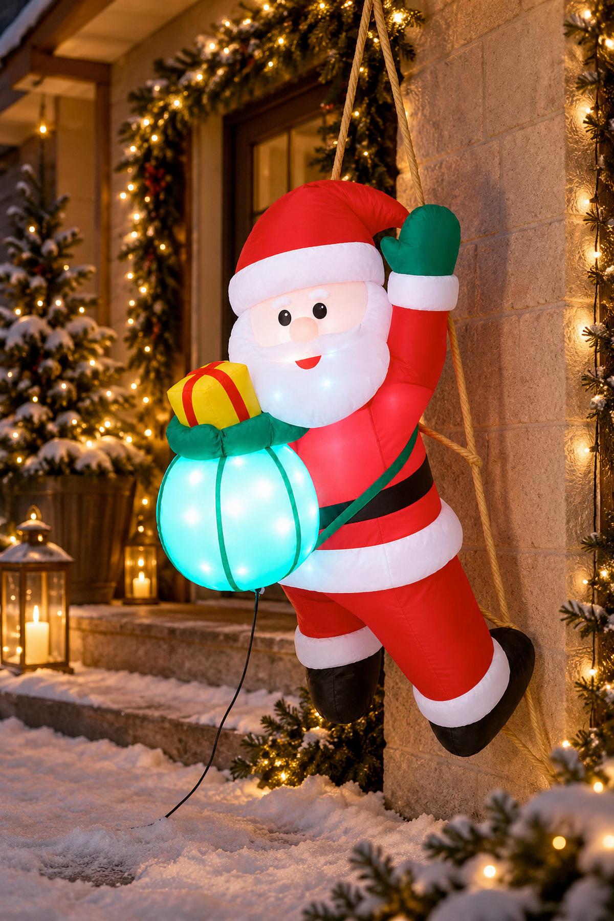 LED-DEKOLEUCHTE Santa Design - Multicolor, MODERN, Textil (45/122/65cm)