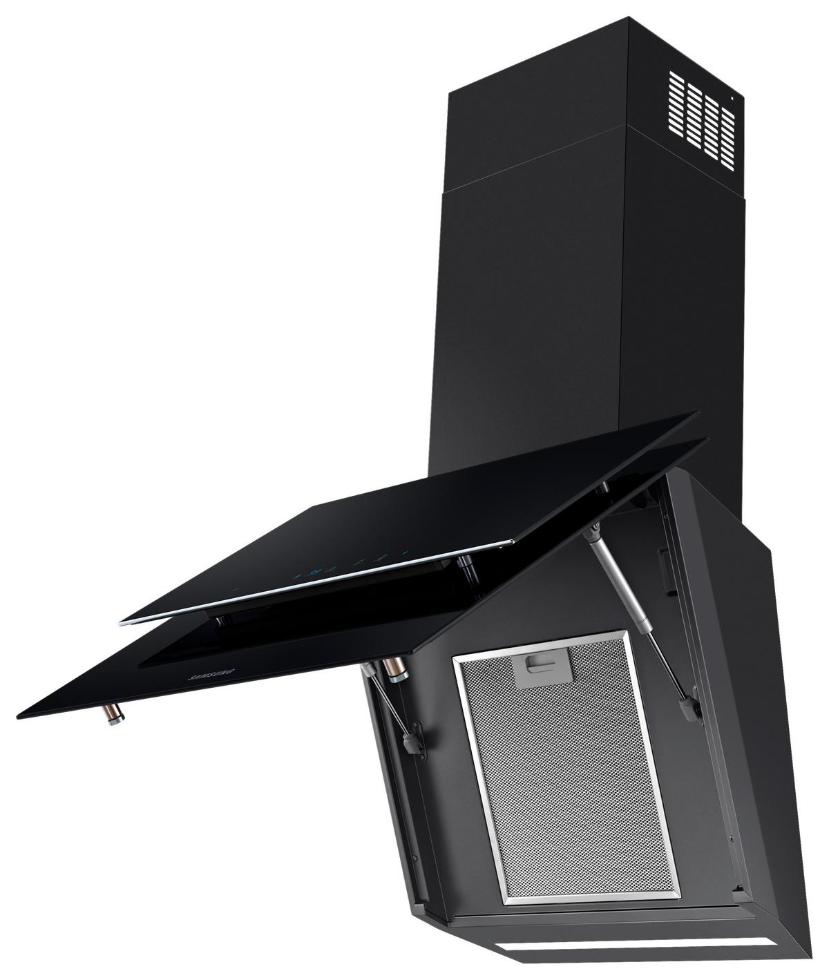 Dunstabzugshaube Nk24n9804vb/Ur - Schwarz Hochglanz, Basics, Glas/Kunststoff (59,8/148,6/38,6cm) - Samsung