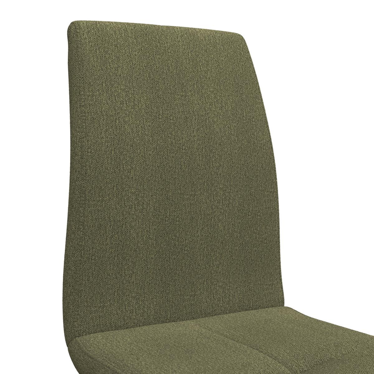 Schwingstuhl Tristan Webstoff grün, B: 41cm - Schwarz/Grün, MODERN, Holz/Textil (41/102/58cm) - James Wood