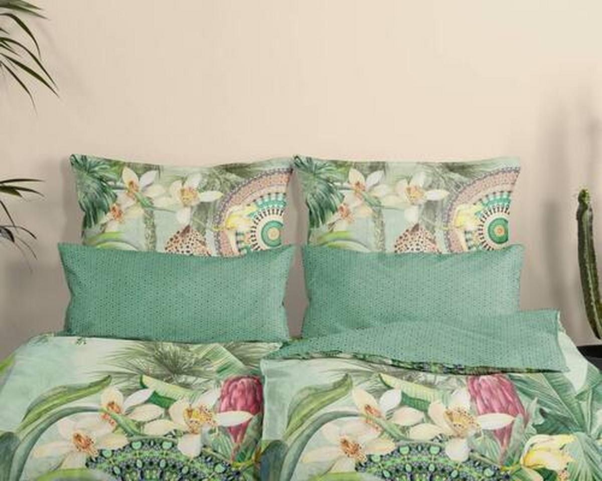 Wendebettwäsche Abhita Multicolor 155x220 cm - Multicolor, Design, Textil (155/220cm)