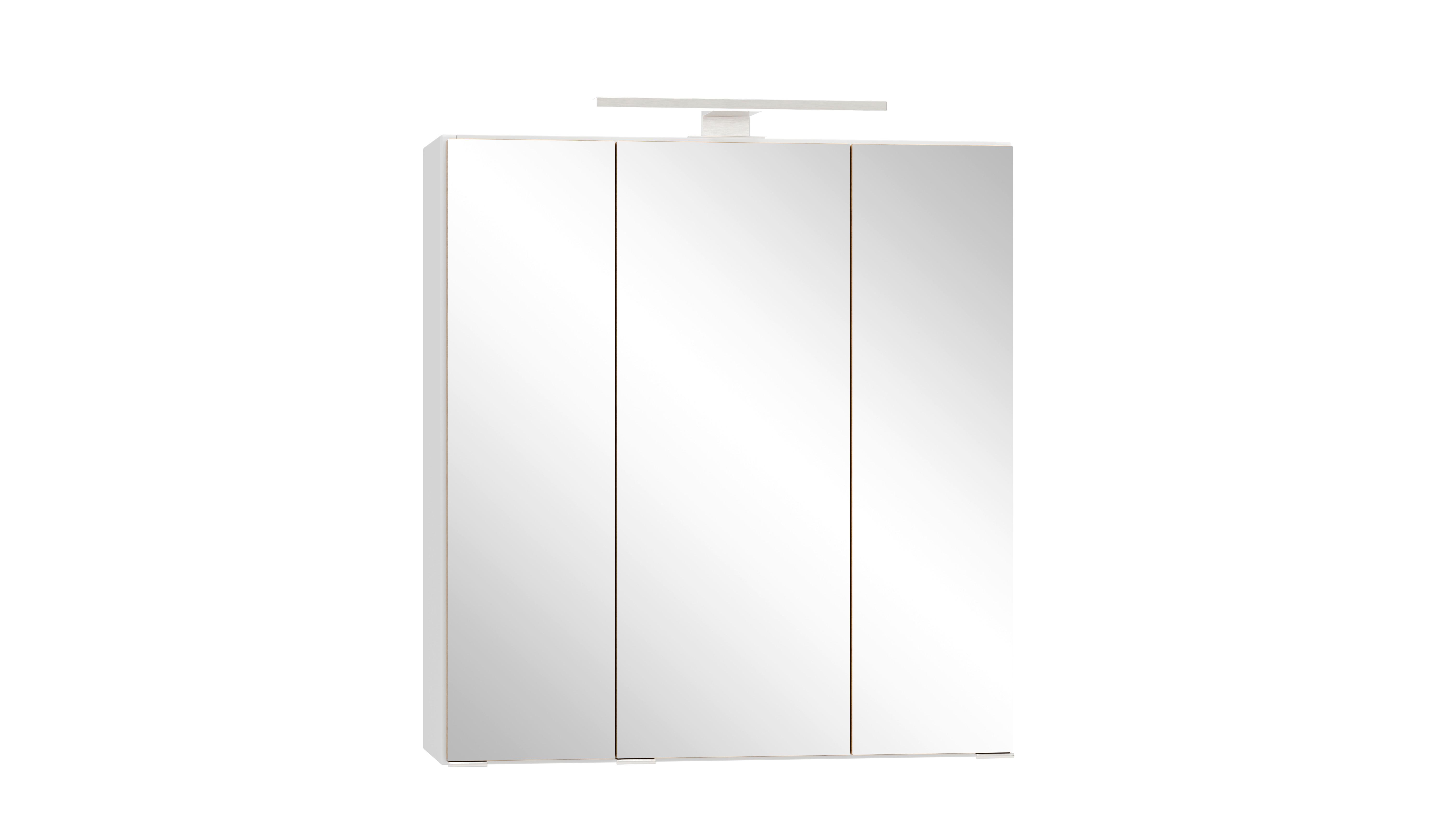 SPIEGELSCHRANK Verona Weiß B: 60cm - Weiß, Trend, Glas/Holzwerkstoff (60/64/20cm) - Held