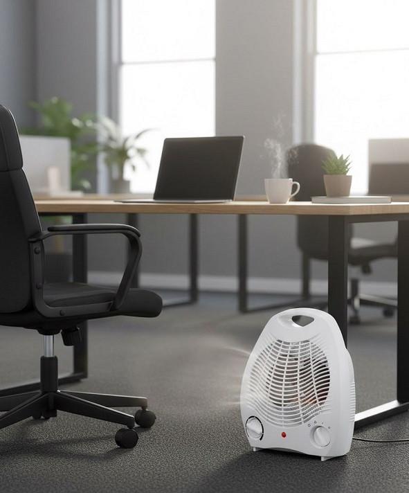 Heizstrahler Joel - Weiß, Basics, Kunststoff (20,5/12,5/26cm) - Bono