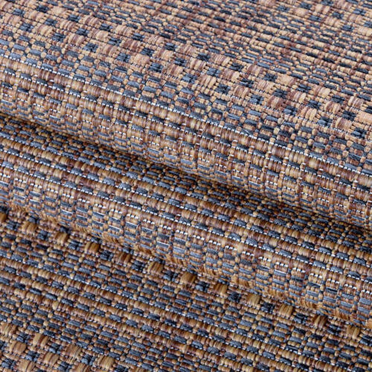 Outdoorteppich Zagora - Schwarz/Braun, Basics, Textil (80/150cm) - Novel