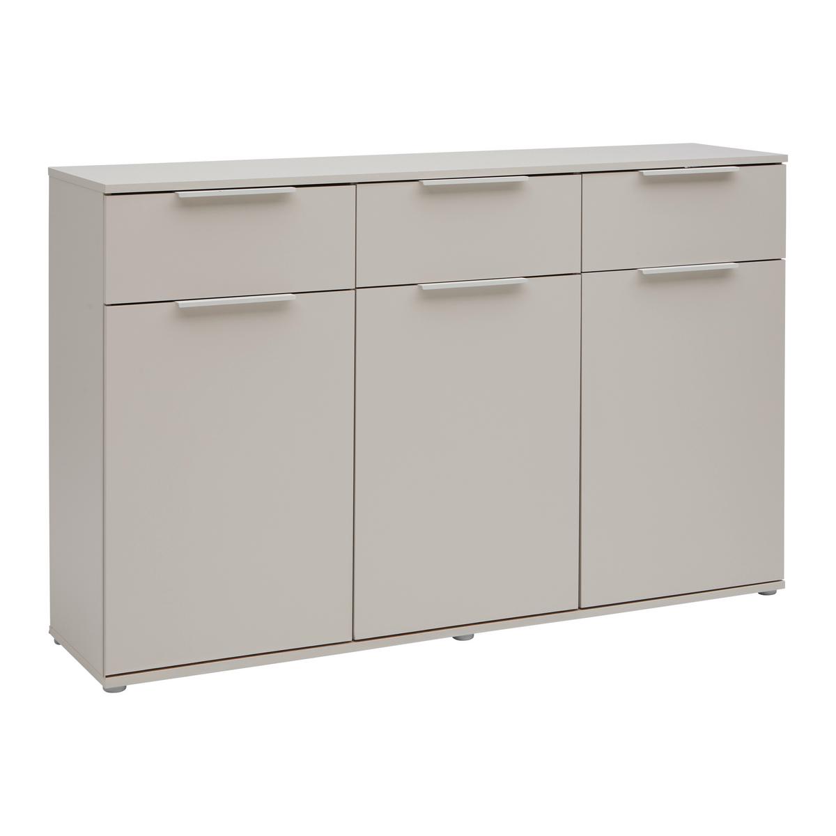 ŠIROKÁ KOMODA DUNE 1 - kašmírová, Modern, kov/kompozitné drevo (150/95/38cm) - Mömax