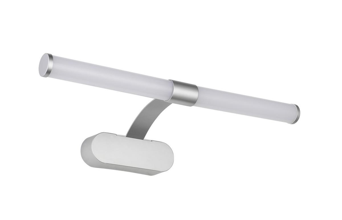 Led-wandleuchte Sinan 1-Flammig - Silberfarben, MODERN, Kunststoff/Metall (40/16,8/9,6cm) - Luca Bessoni