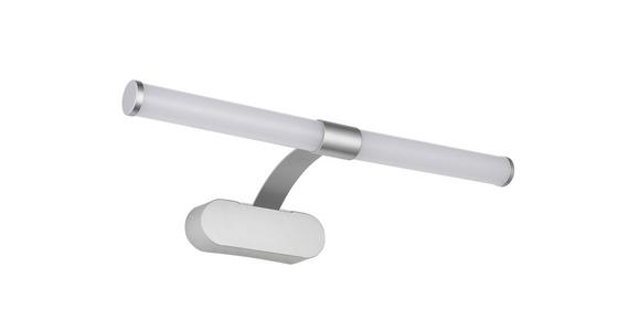 LED-Wandleuchte Sinan 1-Flammig - Silberfarben, MODERN, Kunststoff/Metall (40/16,8/9,6cm) - Luca Bessoni