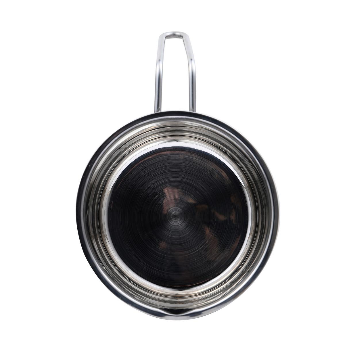 Kochtopfset Edelstahl 9-Teilig - Edelstahlfarben/Transparent, Basics, Metall (27,5/48,5/20,5cm)
