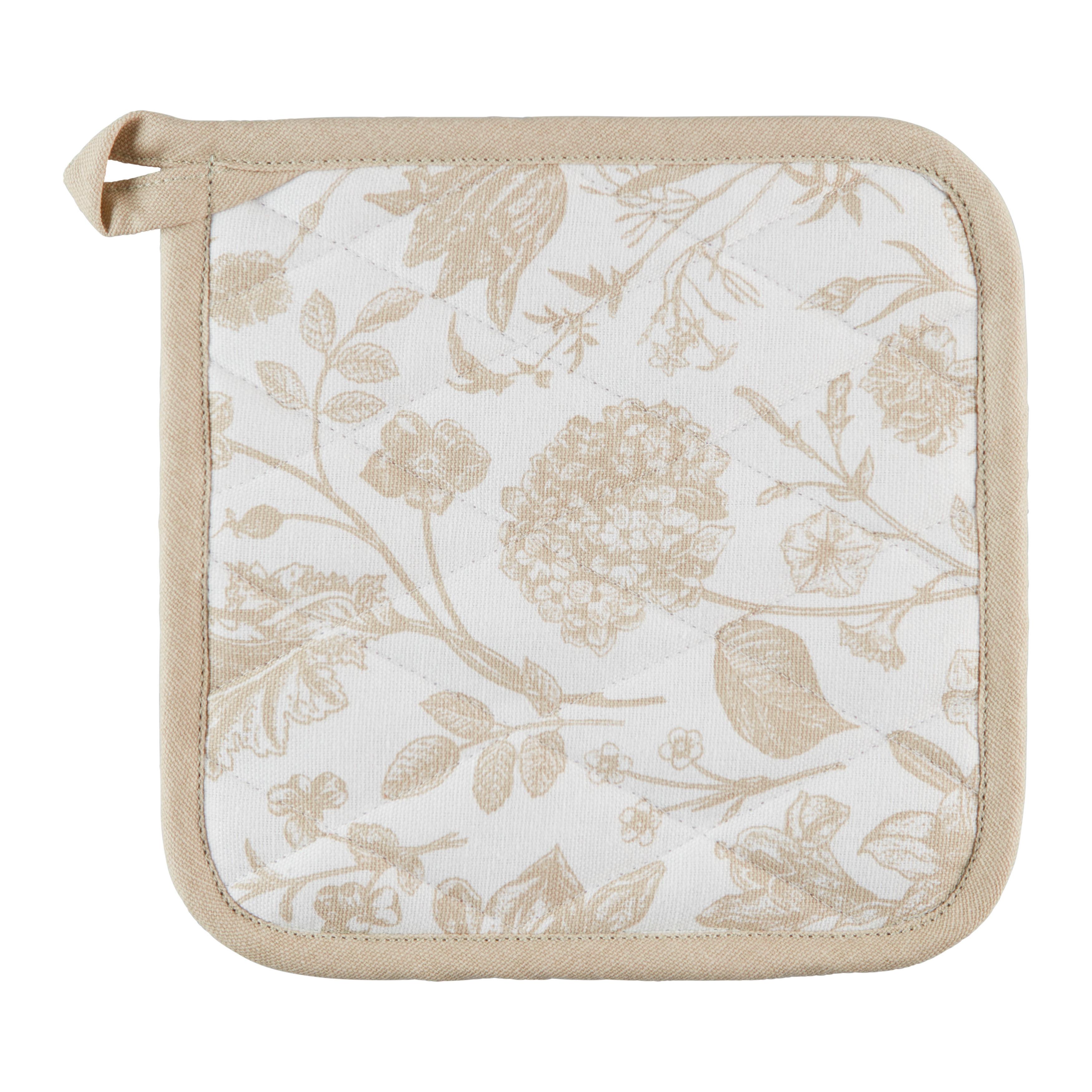 Topflappen Lisa - Beige, MODERN, Textil (20/20cm) - Luca Bessoni