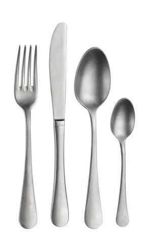 sada příborů STRESA - barvy nerez oceli, Basics, kov (25,5/7/5,3cm) - Pintinox