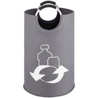 Flaschensammler Peter - Grau, KONVENTIONELL, Textil/Metall (38/72cm) - Luca Bessoni