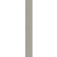 Akustikpaneel Eiche Weiss - Weiß, KONVENTIONELL, Holz/Kunststoff (250/30/1.1cm) - Novel