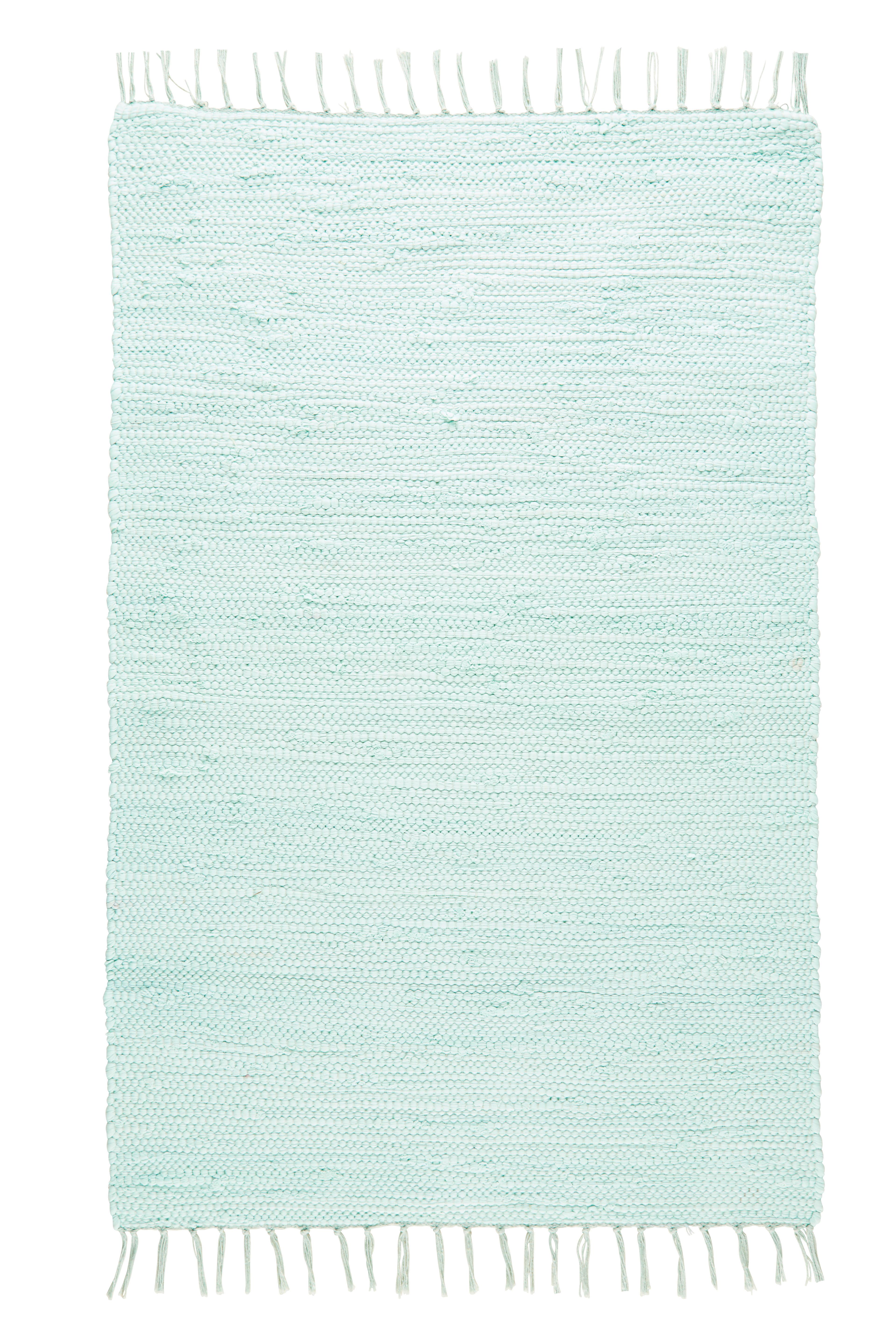 Tkaný Handričkový Koberec Julia 1, 60/90cm, Sv.zelená - svetlozelená, Romantický / Vidiecky, textil (60/90cm) - Modern Living