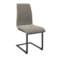 Schwingstuhl Tristan Webstoff beige, B: 41cm - Beige/Schwarz, MODERN, Holz/Textil (41/102/58cm) - James Wood