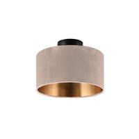 Deckenleuchte 619000244 Julieta - Beige/Goldfarben, Basics, Textil/Metall (30/22cm) - Trio Leuchten