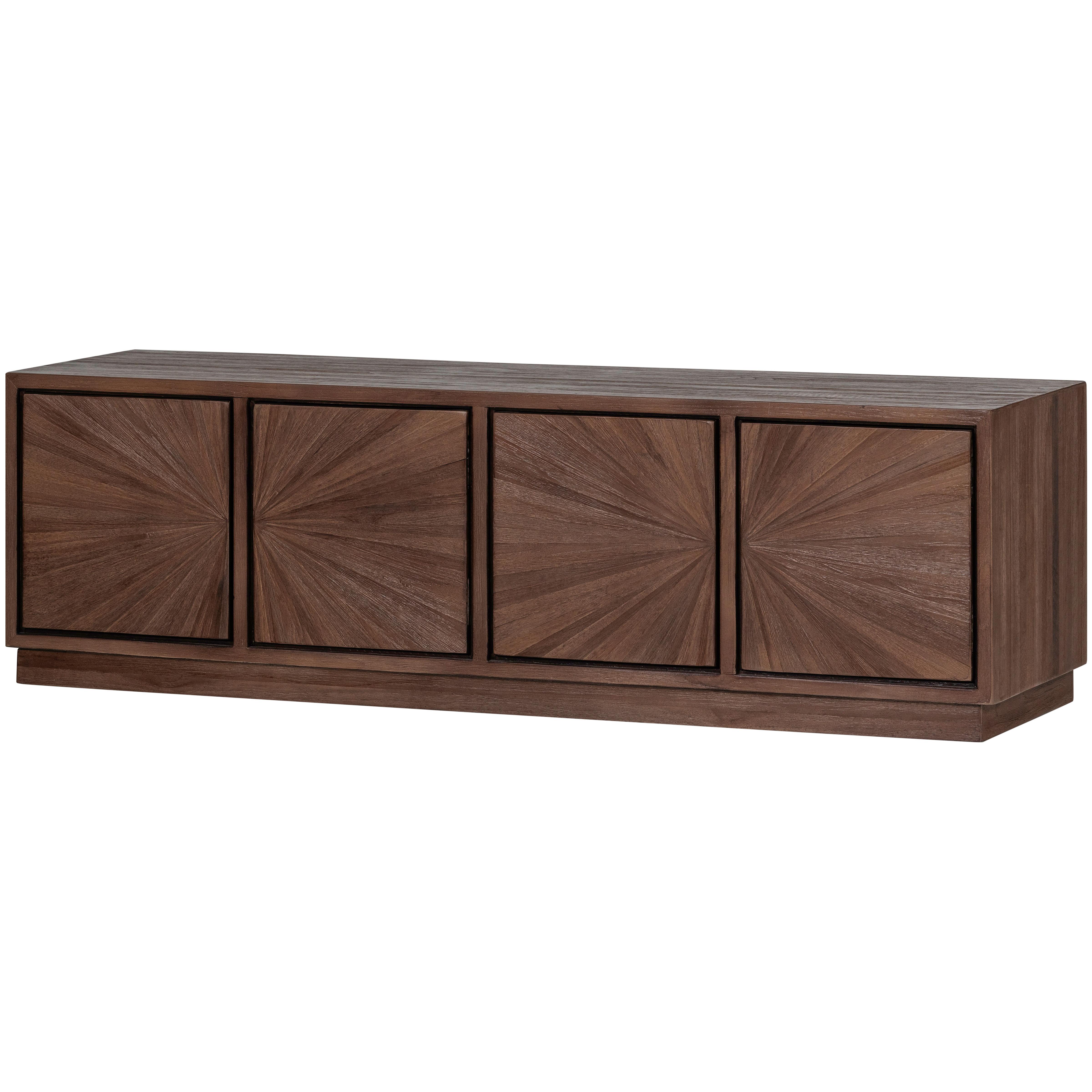 LOWBOARD Sun Braun B: 150cm - Braun, Design, Holz (150/45/44cm) - Livetastic