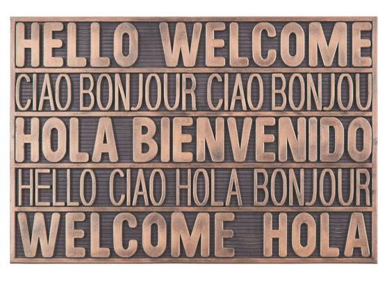 Rohožka International Welcome - medená, Moderný, plast (40/60cm) - Mömax modern living Rohožka International Welcome - medená, Moderný, plast (40/60cm) - Mömax modern living