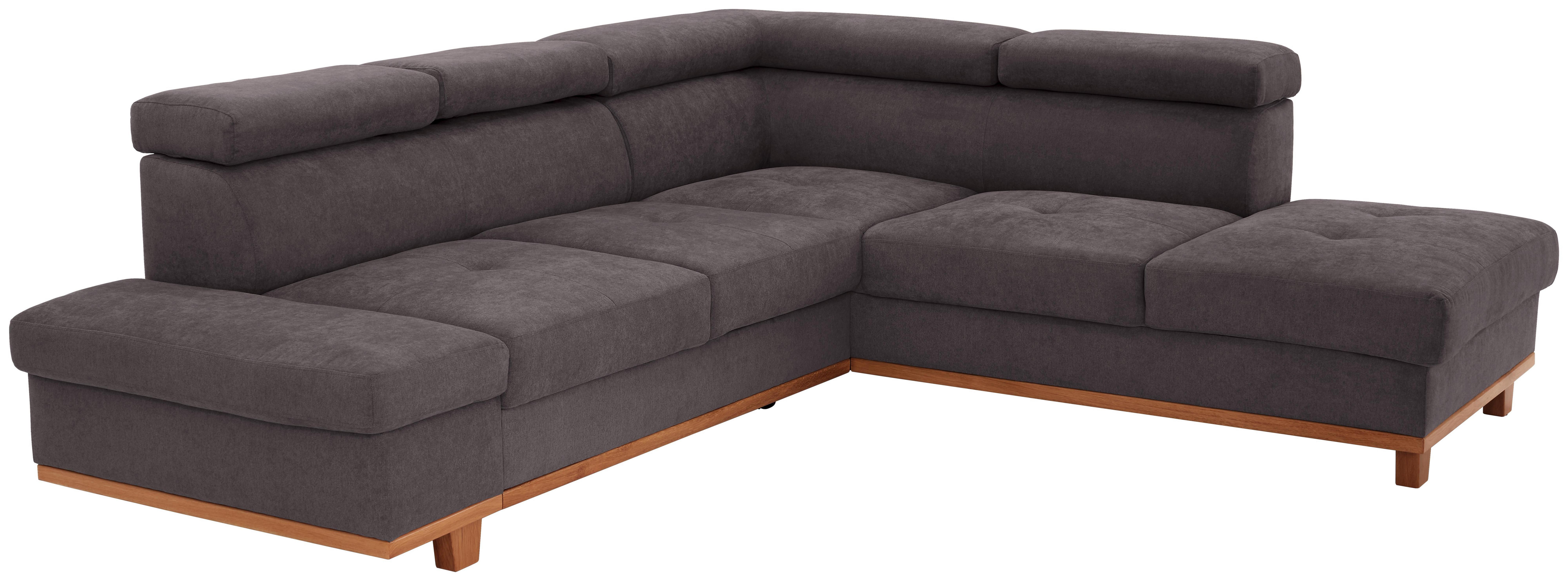 Wohnlandschaft In L-Form Imola 265x225 cm - Eichefarben/Eschefarben, MODERN, Textil (265/225cm) - Luca Bessoni