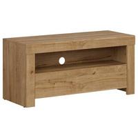 Lowboard Holten TV Stand - Eichefarben/Schwarz, Design, Holzwerkstoff (106/50,5/42cm)