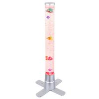 Led-stehleuchte 9017 - Klar/Silberfarben, Basics, Kunststoff (24,6/24,6/61,1cm) - Globo