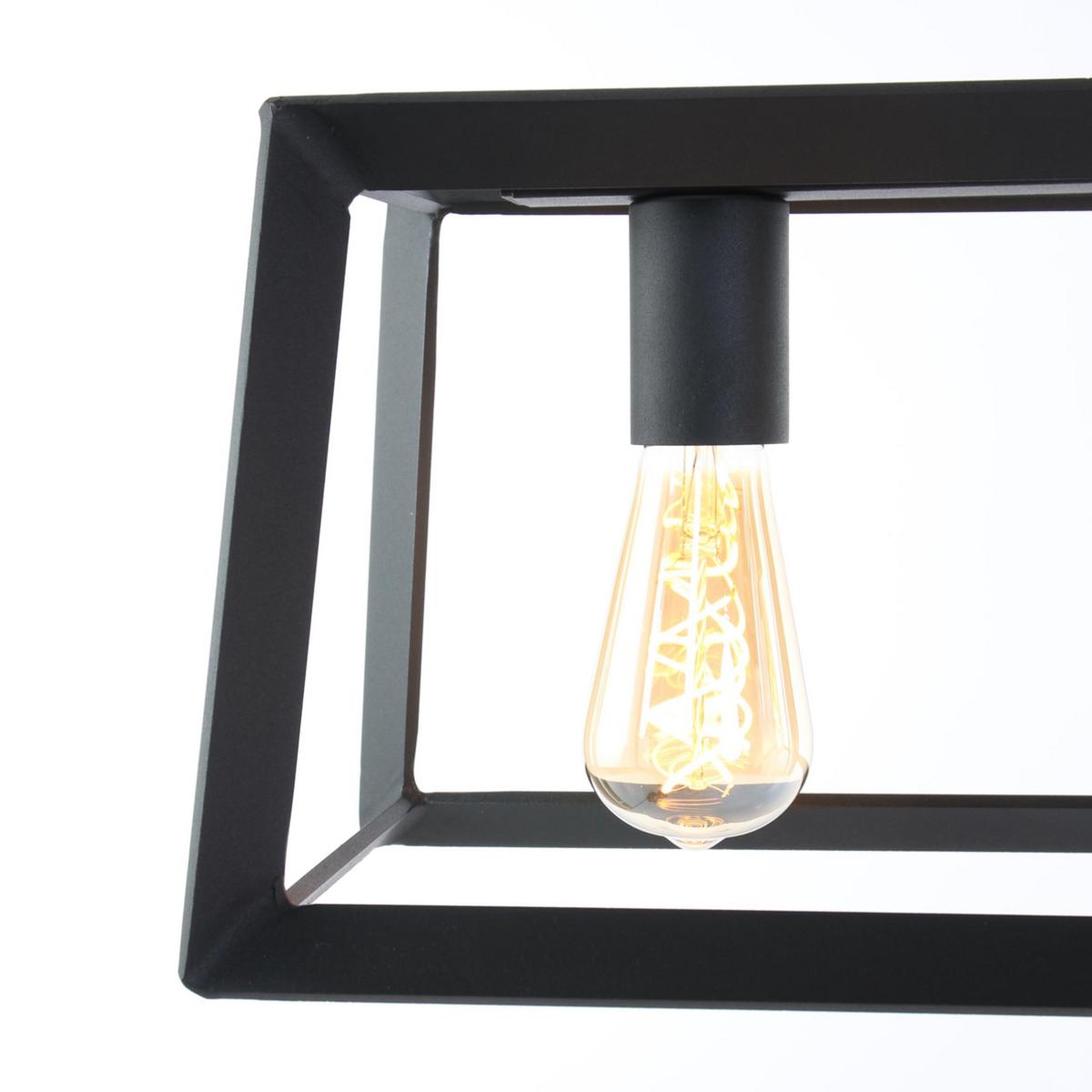 Pendelleuchte Buckley - Schwarz, Trend, Metall (20/90/100cm)