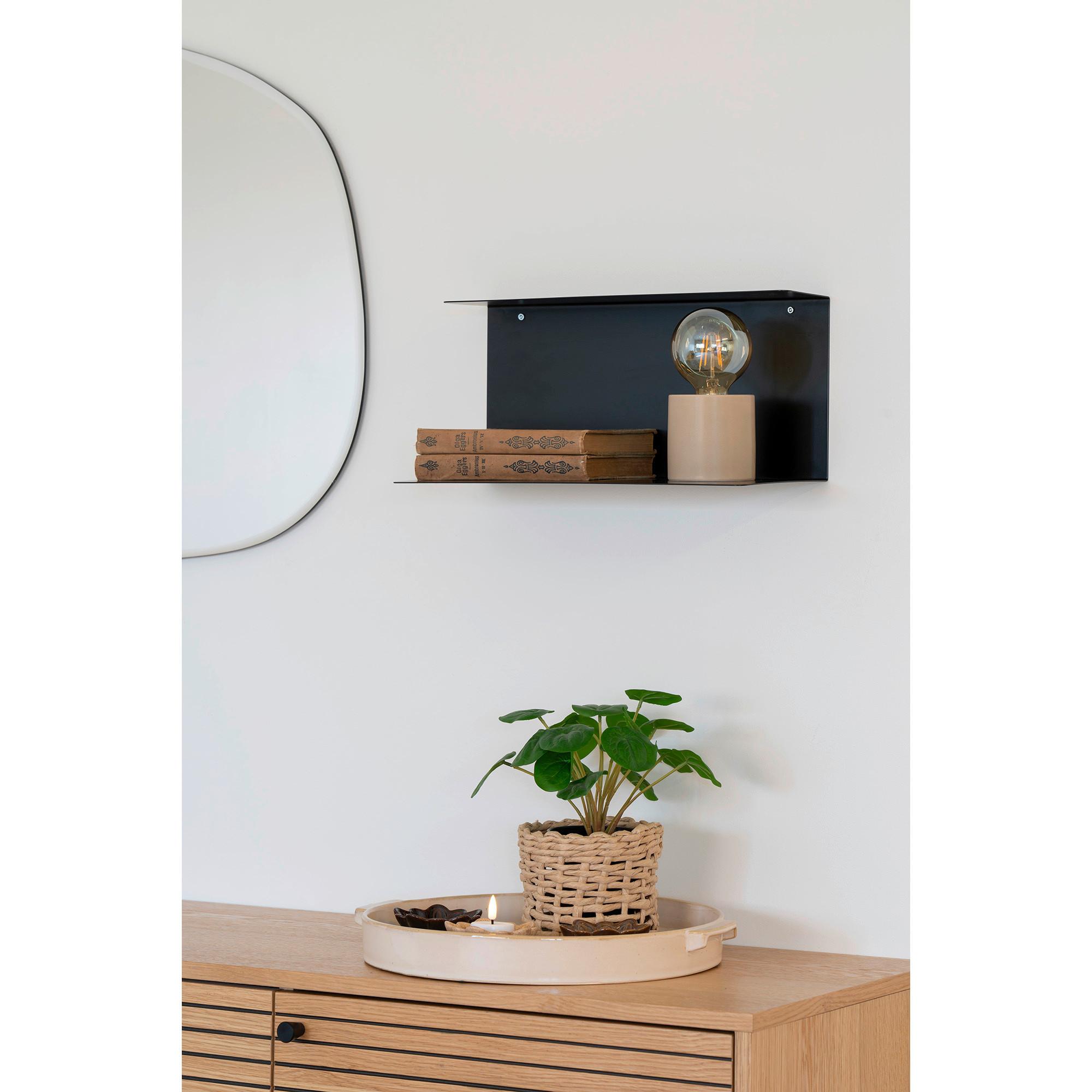 Serviertablett Tray Weiß B: 37 cm - Weiß, Design, Keramik (37/4.5/37cm)