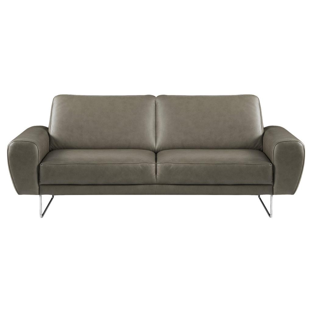 2-Sitzer-Sofa Spring Grau Chrom B: 177 cm