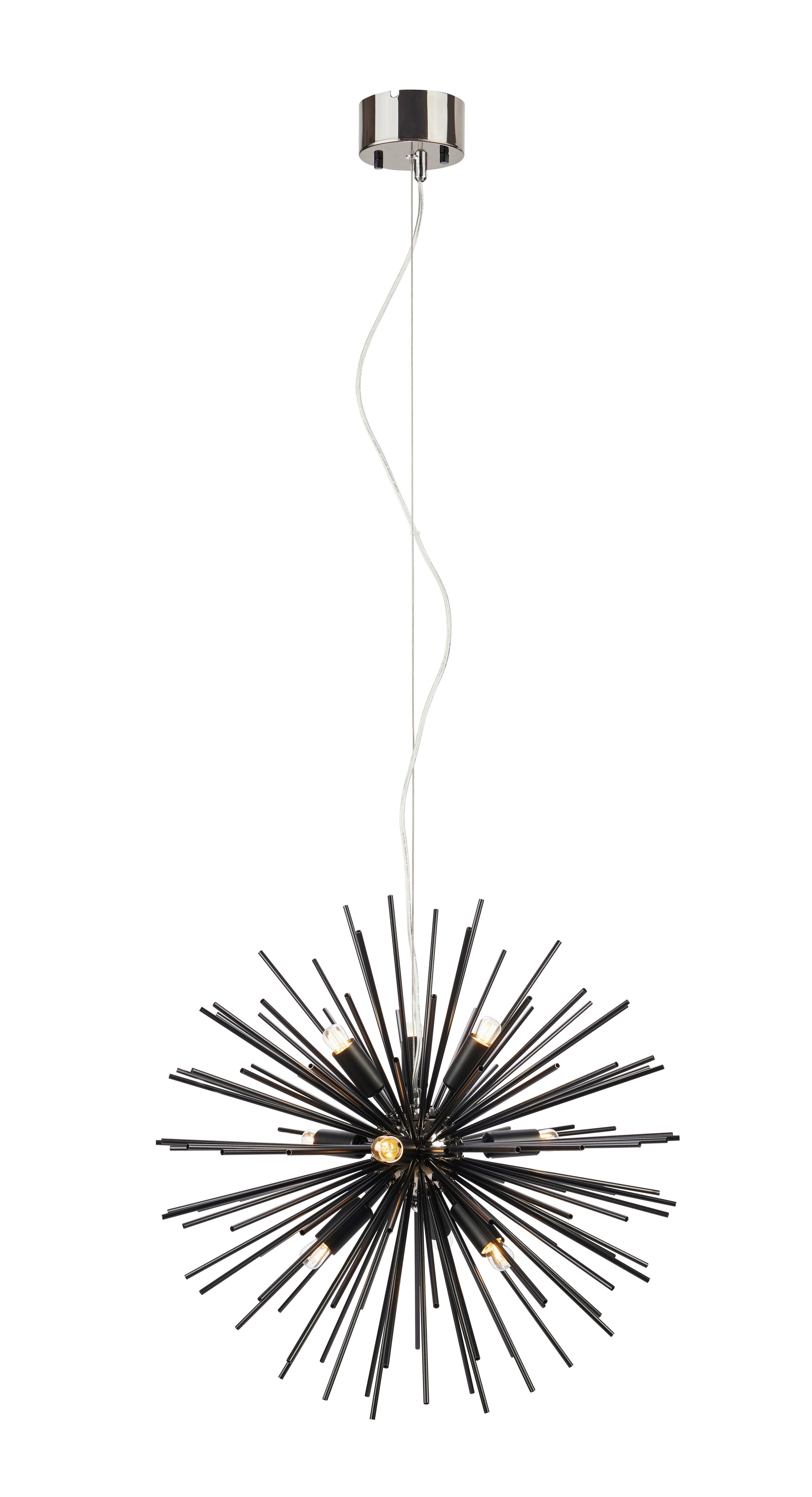 Hängeleuchte Soleil - Schwarz, Basics, Metall (57/190cm) - Markslöjd